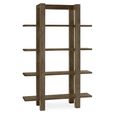 Turin Dark Oak Open Shelf Unit