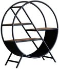Bhuj Industrial Style Metal Round Shelving Unit