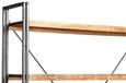 Bhuj Industrial Style Wooden Wide Shelving Unit
