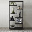 Black Metal Large Multi Shelf Unit