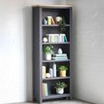Bordeaux Tall Bookcase - Grey