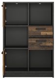 Brooklyn Rustic Low Bookcase