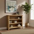 Burford Low Bookcase - Oak