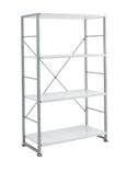 Cabell White Office Bookshelf - ABC65043-WH