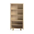 Cara Bookcase - with Cupboard - Oak