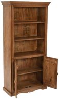 Carved Mango Wood Bookcase