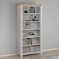 Clarion Bookcase - Oak and Grey