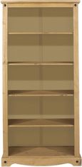 Corona Pine Mexican Tall Bookcase