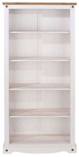 Corona White Mexican Pine Mexican Pine Tall Bookcase
