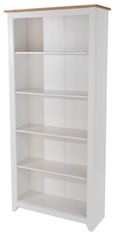 Capri White Tall Bookcase