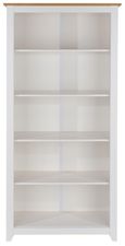 Capri White Tall Bookcase