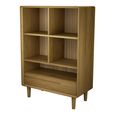 Scandic Bookcase - 1 Drawer - Small - Oak