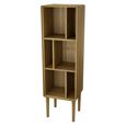 Scandic Shelving Unit - Narrow - Oak