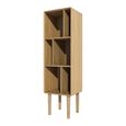 Scandic Shelving Unit - Narrow - Oak
