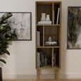 Scandic Shelving Unit - Narrow - Oak