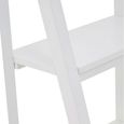 Dayak Shelving Unit - Open Ladder - White Wood