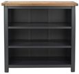 Dunkeld Blue Low Bookcase