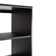Diamond Bookcase - 1 Drawer - Black Oak