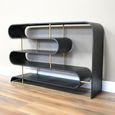 Shelving Unit - Black Metal - Open