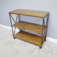 Shelves - Wood and Metal - on Wheels