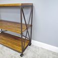 Shelves - Wood and Metal - on Wheels