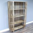 Bookcase - Large - Slatted - Mango Wood