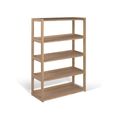 Hambledon 5 Tier Bookshelf Natural Oak