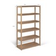 Hambledon 5 Tier Bookshelf Natural Oak