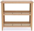 Henley Oak and Rattan Bookshelf