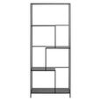 Infinity Shelving Unit - Open - Tall - Black Marble Effect