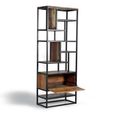 Jakin Bookcase - Industrial Style - Recycled Wood