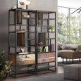 Jakin Bookcase - Industrial Style - Recycled Wood