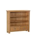 Janelle Bookcase - Low - Rustic Oak