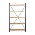 Jayuya Bookcase - Industrial Style - Mango Wood