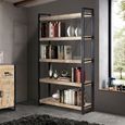 Jayuya Bookcase - Industrial Style - Mango Wood
