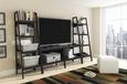 Laurens 4 Shelf Ladder Bookshelf in Black - 9482096UK