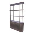 Belvedere Shelving Unit - Aged Gold - with Storage