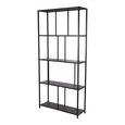 Brooks Shelving Unit - Mottled Black Metal - Tall