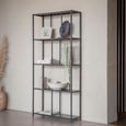 Brooks Shelving Unit - Mottled Black Metal - Tall