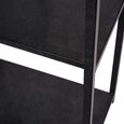 Brooks Shelving Unit - Mottled Black Metal - Tall