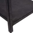 Brooks Shelving Unit - Mottled Black Metal - Tall
