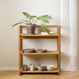 Ludza Bookcase - Small - Open - Oak