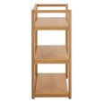 Ludza Bookcase - Small - Open - Oak