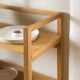 Ludza Bookcase - Small - Open - Oak