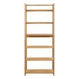Ludza Bookcase - Tall - Open - Oak