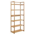 Ludza Bookcase - Tall - Open - Oak