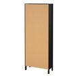 Madrid Black Bookcase