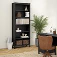 Madrid Black Bookcase