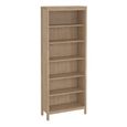 Madrid Jackson Hickory Oak Bookcase
