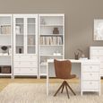 Madrid White Bookcase
